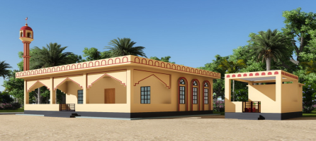 مسجد وبئر 100م2